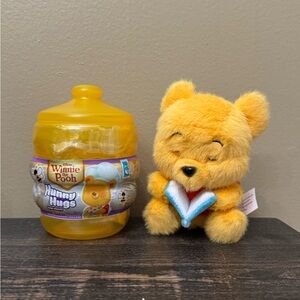 Disney Winnie the Pooh Yellow Plush with Red Shirt and Blue book